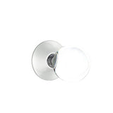Emtek - Dummy, Modern Rosette, Bristol Crystal Knob, US26 - Polished Chrome