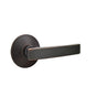 Emtek - Passage, Modern Rosette, Geneva Lever, LH, US10B - Oil Rubbed Bronze