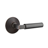 Emtek - Passage, Modern Rosette, Hercules Lever, LH, US10B - Oil Rubbed Bronze
