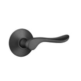 Emtek - Privacy, Modern Rosette, Luzern Lever, RH, US19 - Flat Black