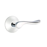 Emtek - Passage, Modern Rosette, Luzern Lever, LH, US26 - Polished Chrome