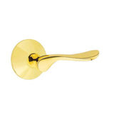 Emtek - Privacy, Modern Rosette, Luzern Lever, LH, US3NL - Unlacquered Brass