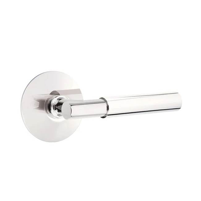 Emtek - Passage, Modern Rosette, Myles Lever, LH, US26 - Polished Chrome