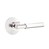 Emtek - Passage, Modern Rosette, Myles Lever, LH, US26 - Polished Chrome