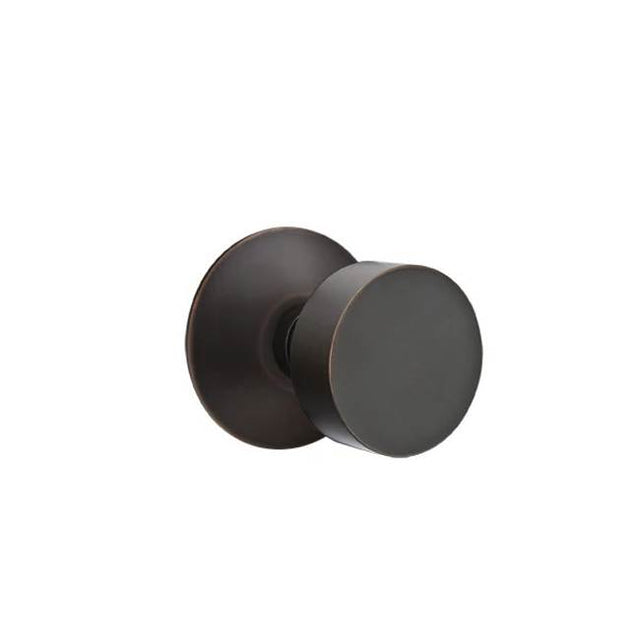 Emtek - Concealed, Privacy, Modern Rosette, Round Knob, US10B - Oil Rubbed Bronze