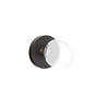 Emtek - Passage, Disk Rosette, Bristol Crystal Knob, US10B - Oil Rubbed Bronze