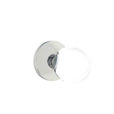 Emtek - Passage, Disk Rosette, Bristol Crystal Knob, US26 - Polished Chrome