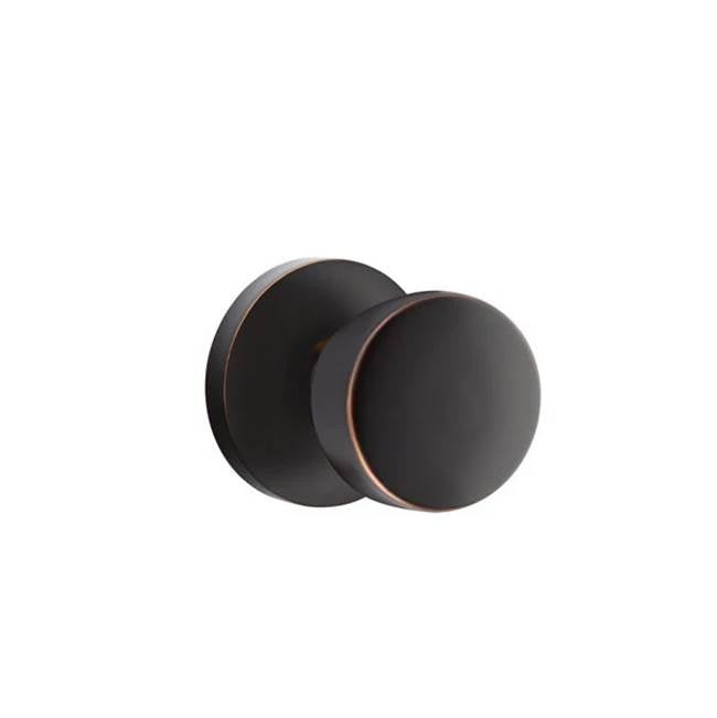 Emtek - Passage, Disk Rosette, Laurent Round Knob, US10B - Oil Rubbed Bronze