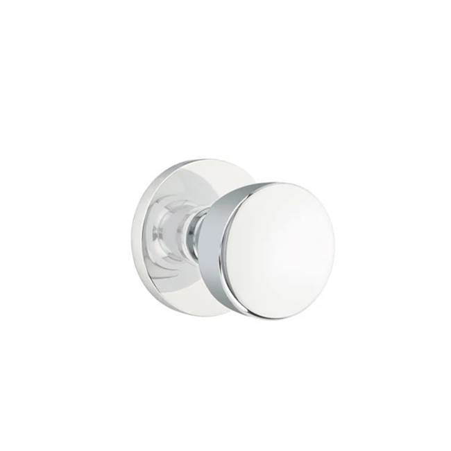 Emtek - Passage, Disk Rosette, Laurent Round Knob, US26 - Polished Chrome