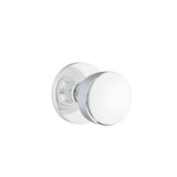 Emtek - Passage, Disk Rosette, Laurent Round Knob, US26 - Polished Chrome