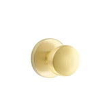 Emtek - Passage, Disk Rosette, Laurent Round Knob, US4 - Satin Brass