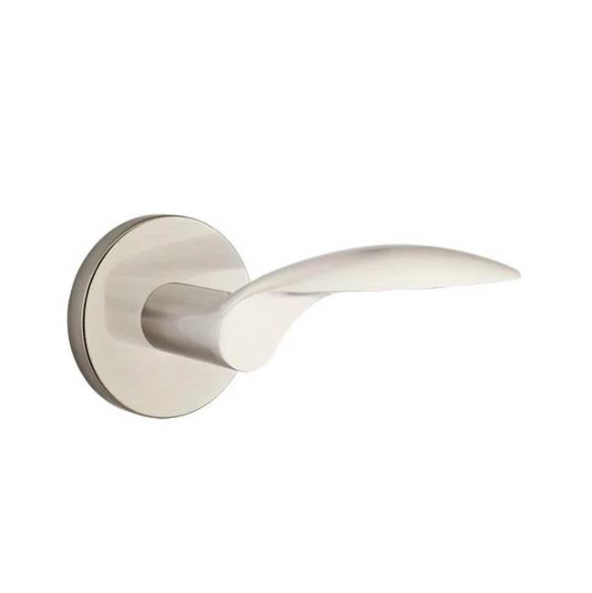 Emtek - Privacy, Disk Rosette, Mercury Lever, RH, US15 - Satin Nickel