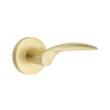 Emtek - Passage, Disk Rosette, Mercury Lever, RH, US4 - Satin Brass