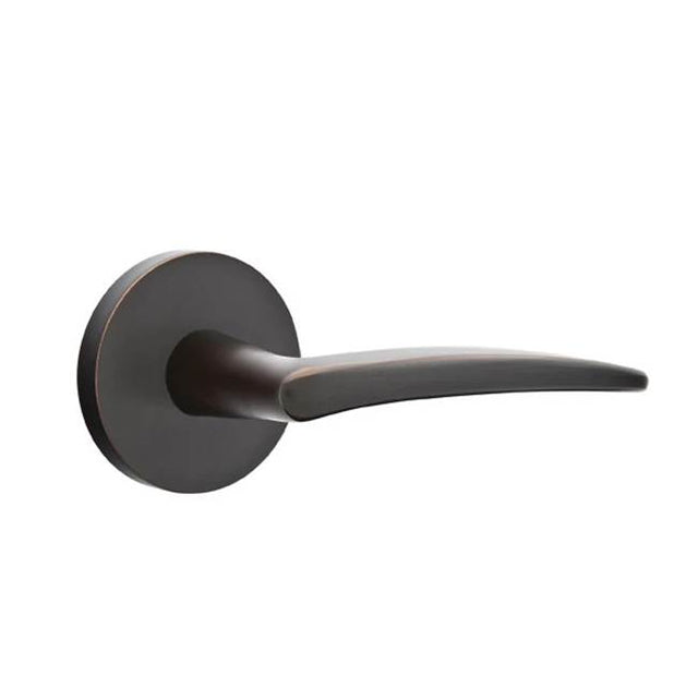 Emtek - Dummy, Disk Rosette, Poseidon Lever, US10B - Oil Rubbed Bronze