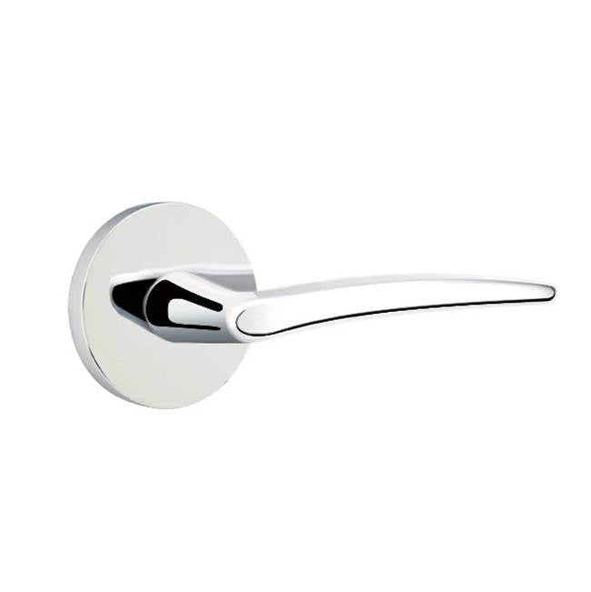 Emtek - Dummy, Disk Rosette, Poseidon Lever, US26 - Polished Chrome