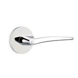 Emtek - Passage, Disk Rosette, Poseidon Lever, RH, US26 - Polished Chrome