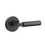 Emtek - Concealed Fastener, Select Privacy, Disk Rosette US10B, L-Square Stem US10B, Smooth Handle US10B - Oil Rubbed Bronze