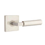 Emtek - Select Dummy, Square Rosette US15, L-Square Stem US15, Smooth Handle US15 - Satin Nickel
