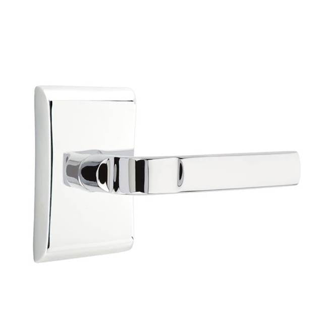 Emtek - Passage, Neos Rosette, Aston Lever, LH, US26 - Polished Chrome