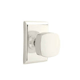 Emtek - Privacy, Neos Rosette, Freestone Knob, US14 - Polished Nickel