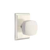 Emtek - Dummy, Neos Rosette, Freestone Square Knob, US15 - Satin Nickel