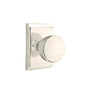 Emtek - Privacy, Neos Rosette, Laurent Knob, US14 - Polished Nickel
