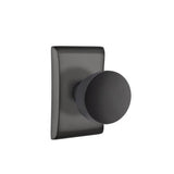 Emtek - Passage, Neos Rosette, Laurent Round Knob, US19 - Flat Black