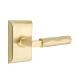 Emtek - Concealed Fastener, Passage, Neos Rosette US4, L-Square Stem US4, Tribeca Handle US4 - Satin Brass