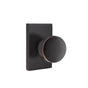Emtek - Dummy, Modern Rectangular Rosette, Laurent Round Knob, US10B - Oil Rubbed Bronze