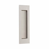 Emtek - Modern Rectangular, 7'' Knurled Flush Pulls with plain pocket, US15 - Satin Nickel