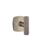 Emtek - Privacy, Urban Modern Rosette, The Ace Knurled Knob, US15A - Pewter