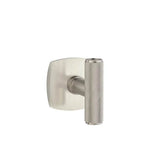 Emtek - Passage, Urban Modern Rosette, The Ace Knurled Knob, US15 - Satin Nickel