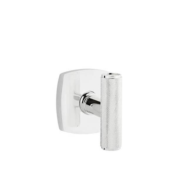 Emtek - Privacy, Urban Modern Rosette, The Ace Knurled Knob, US26 - Polished Chrome