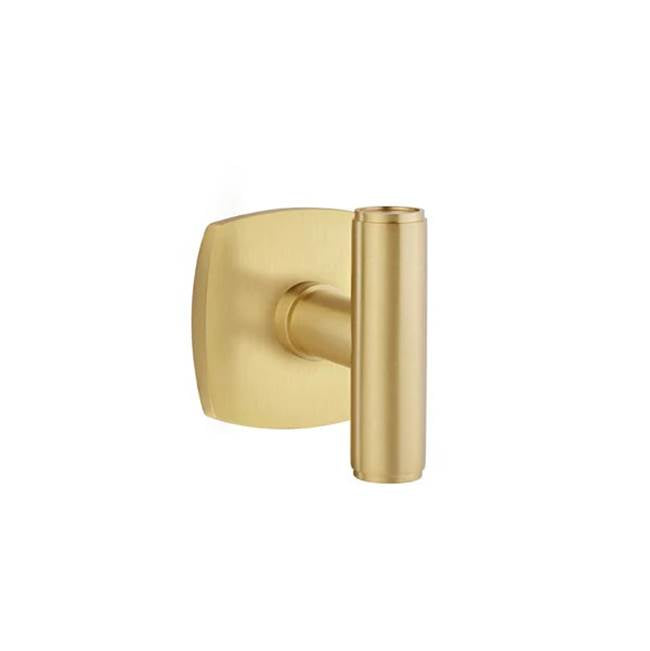 Emtek - Privacy, Urban Modern Rosette, The Ace Knob, US4 - Satin Brass