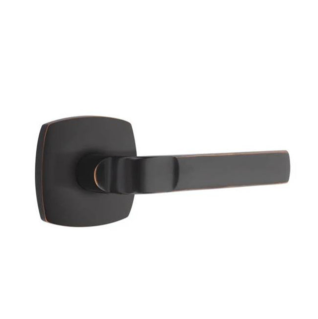 Emtek - Privacy, Urban Modern, Aston Lever, RH, US10B - Oil Rubbed Bronze