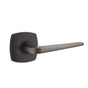 Emtek - Concealed Fastener Privacy, Urban Modern Rosette, Athena Lever, US10B - Oil Rubbed Bronze