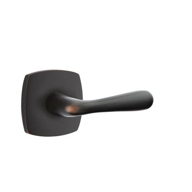 Emtek - Concealed Fastener Passage, Urban Modern Rosette, Basel Lever, US10B - Oil Rubbed Bronze