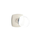 Emtek - Concealed Fastener Privacy, Urban Modern Rosette, Bristol Crystal Knob, US15 - Satin Nickel