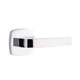 Emtek - Privacy, Urban Modern, Breslin Lever, LH, US26 - Polished Chrome