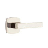 Emtek - Privacy, Urban Modern, Dumont Lever, RH, US14 - Polished Nickel