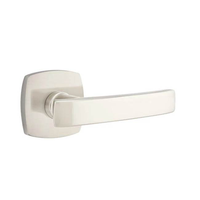 Emtek - Privacy, Urban Modern Rosette, Geneva Lever, RH, US15 - Satin Nickel