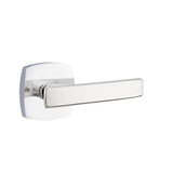 Emtek - Privacy, Urban Modern Rosette, Geneva Lever, RH, US26 - Polished Chrome