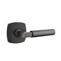 Emtek - Passage, Urban Modern Rosette, Hercules Lever, LH, US10B - Oil Rubbed Bronze