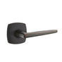 Emtek - Passage, Urban Modern Rosette, Hermes Lever, LH, US10B - Oil Rubbed Bronze