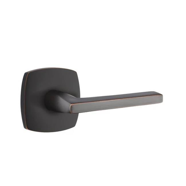 Emtek - Dummy, Urban Modern Rosette, Helios Lever, US10B - Oil Rubbed Bronze