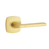Emtek - Concealed Fastener Privacy, Urban Modern Rosette, Helios Lever, US4 - Satin Brass