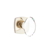 Emtek - Concealed Fastener Passage, Urban Modern Rosette, Hampton Knob, US14 - Polished Nickel
