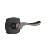 Emtek - Concealed Fastener Passage, Urban Modern Rosette, Luzern Lever, US10B - Oil Rubbed Bronze