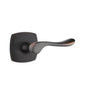 Emtek - Passage, Urban Modern Rosette, Luzern Lever, LH, US10B - Oil Rubbed Bronze