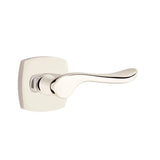 Emtek - Concealed Fastener Passage, Urban Modern Rosette, Luzern Lever, US14 - Polished Nickel